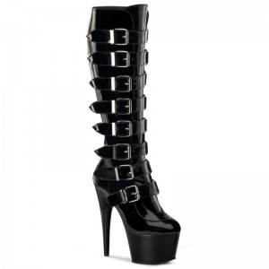 Botas Hasta La Rodilla Pleaser Adore-2043 Mujer Negras | ESPAÑA TNEHQ