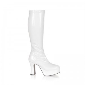 Botas Hasta La Rodilla Pleaser Exotica-2000 Mujer Blancas | ESPAÑA SQOWU