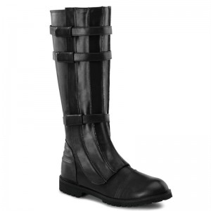 Botas Hasta La Rodilla Pleaser Walker-130 Vegan Leather Hombre Negras | ESPAÑA DQOTC