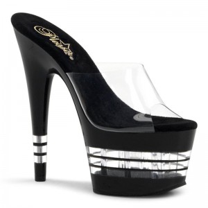 Chanclas De Plataforma Pleaser Adore-701LN Mujer Negras | ESPAÑA EFAQY