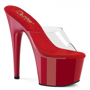 Chanclas De Plataforma Pleaser Adore-701 Mujer Rojas | ESPAÑA WYABU