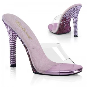 Chanclas Pleaser Gala-01DMM Mujer Lavanda | ESPAÑA KWZTR