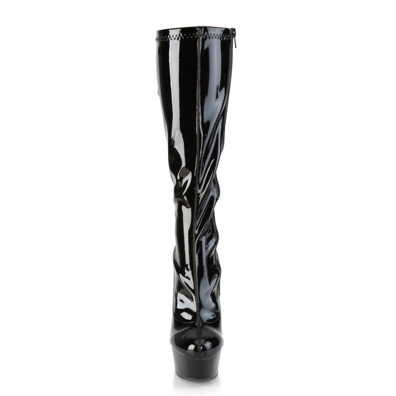 Botas Hasta La Rodilla Pleaser Delight-2029 Mujer Negras | ESPAÑA MDJLZ