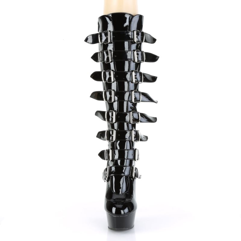 Botas Hasta La Rodilla Pleaser Delight-2049 Mujer Negras | ESPAÑA ZETAI