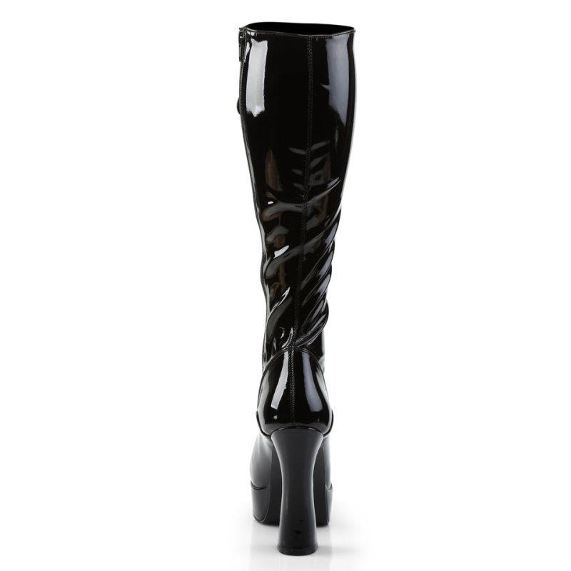 Botas Hasta La Rodilla Pleaser Electra-2023 Mujer Negras | ESPAÑA HWXGK