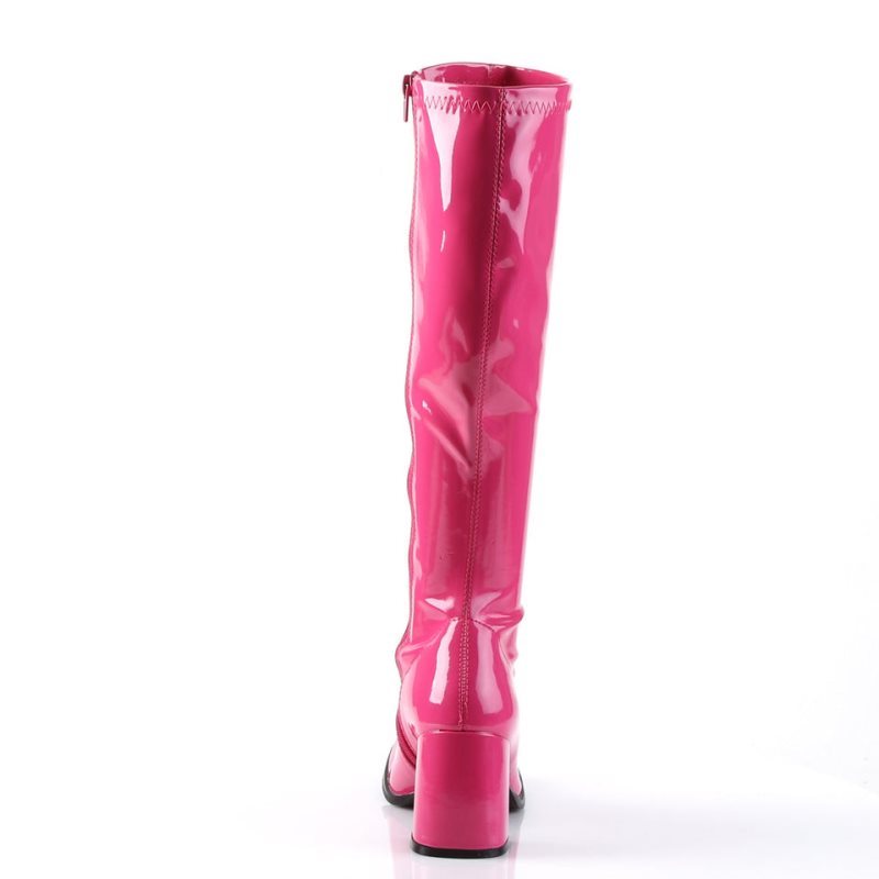 Botas Hasta La Rodilla Pleaser Gogo-300 Mujer Rosas | ESPAÑA GBIFC