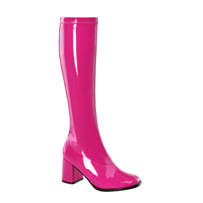 Botas Hasta La Rodilla Pleaser Gogo-300 Mujer Rosas | ESPAÑA GBIFC