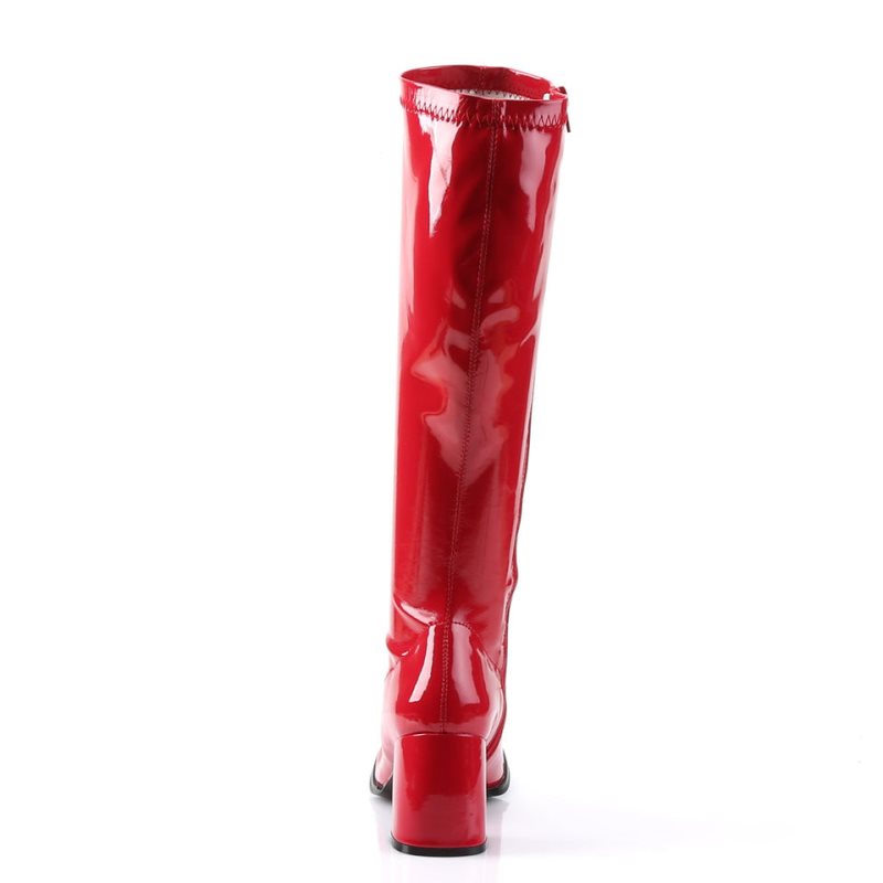 Botas Hasta La Rodilla Pleaser Gogo-300 Mujer Rojas | ESPAÑA IEKJB