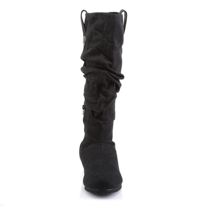 Botas Hasta La Rodilla Pleaser Renaissance-104 Mujer Negras | ESPAÑA NRKZD