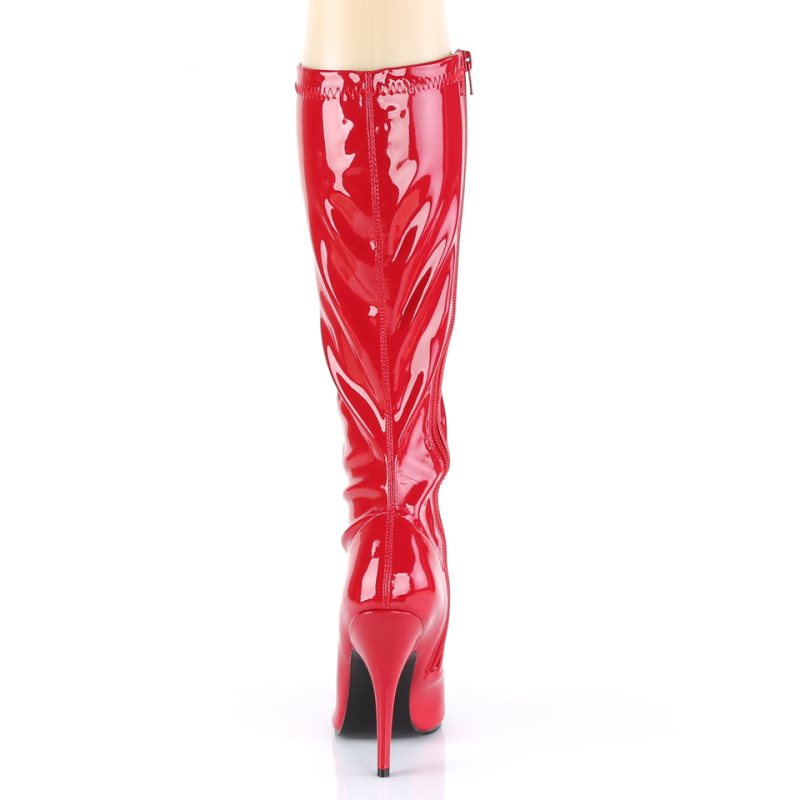 Botas Hasta La Rodilla Pleaser Seduce-2000 Mujer Rojas | ESPAÑA ZTRAM