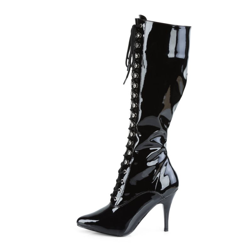 Botas Hasta La Rodilla Pleaser Vanity-2020 Mujer Negras | ESPAÑA QOMRA