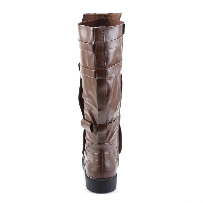 Botas Hasta La Rodilla Pleaser Walker-130 Hombre Marrones | ESPAÑA PYMXZ