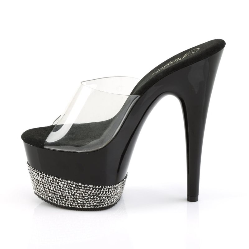 Chanclas De Plataforma Pleaser Adore-701-3 Mujer Negras | ESPAÑA LSYFO