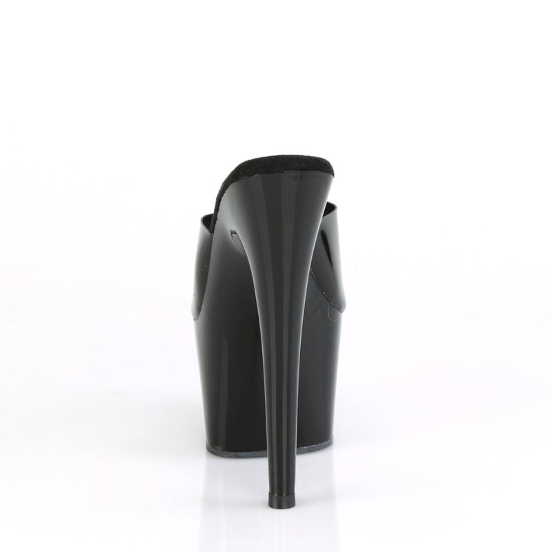 Chanclas De Plataforma Pleaser Adore-701N Mujer Negras | ESPAÑA YGZDO