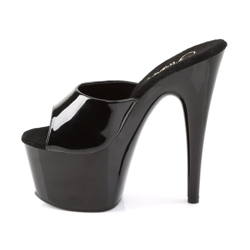 Chanclas De Plataforma Pleaser Adore-701 Mujer Negras | ESPAÑA VGMZR