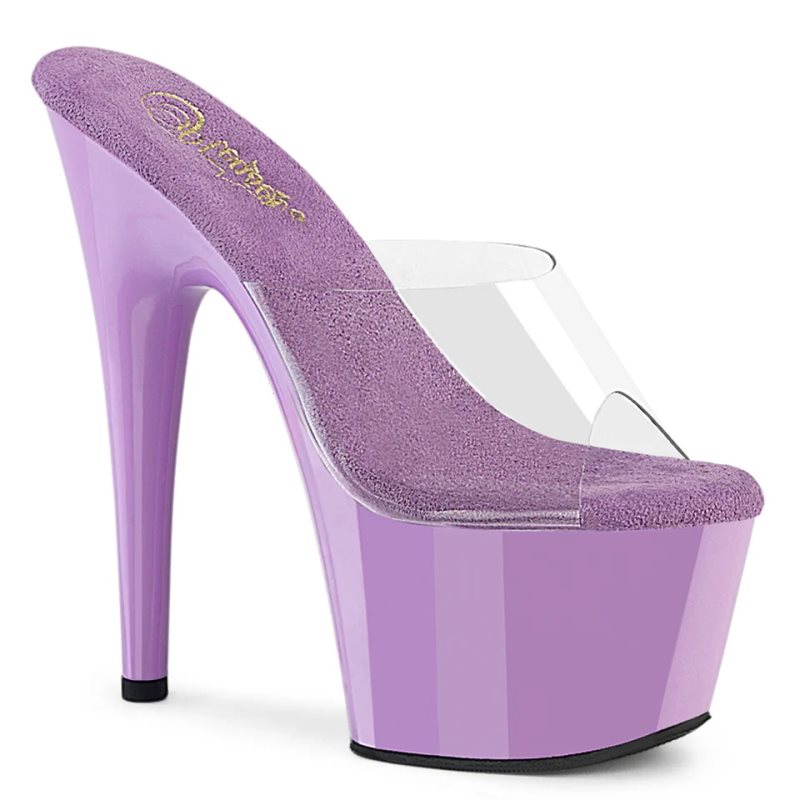 Chanclas De Plataforma Pleaser Adore-701 Mujer Lavanda | ESPAÑA ROYTW