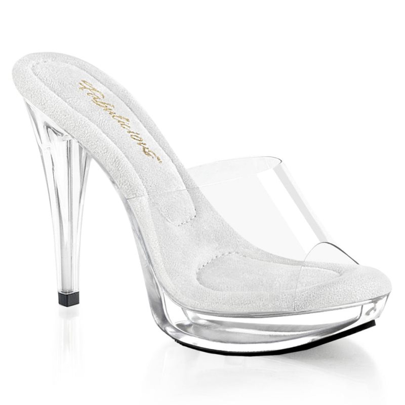 Chanclas De Plataforma Pleaser Cocktail-501 Mujer Clear | ESPAÑA FNCXE