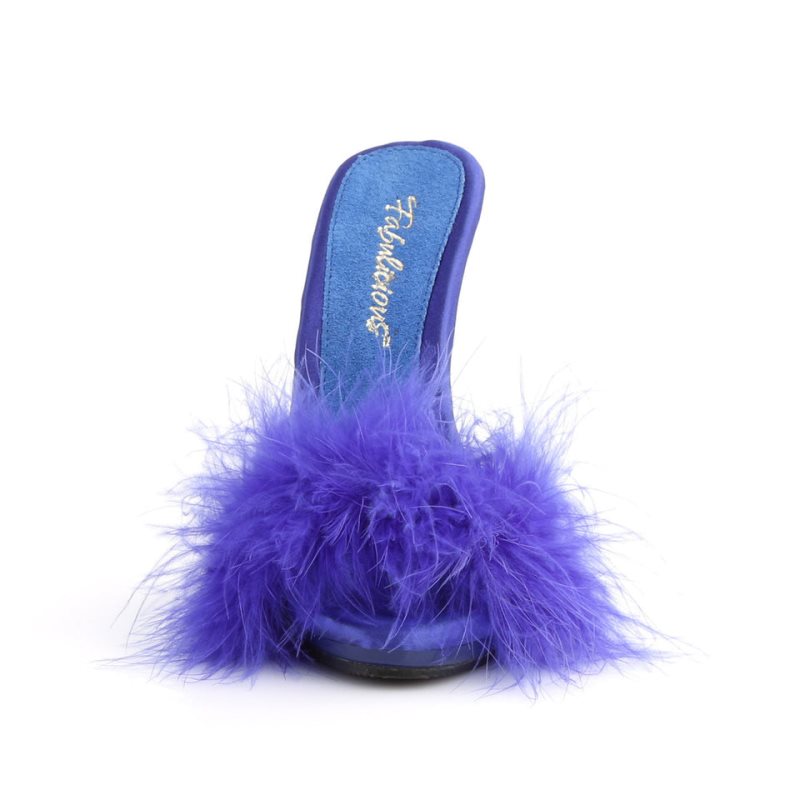 Chanclas De Plataforma Pleaser Poise-501F Mujer Azules | ESPAÑA CXJUQ