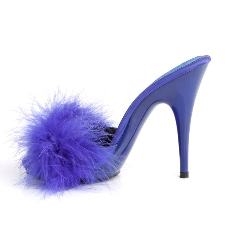 Chanclas De Plataforma Pleaser Poise-501F Mujer Azules | ESPAÑA CXJUQ