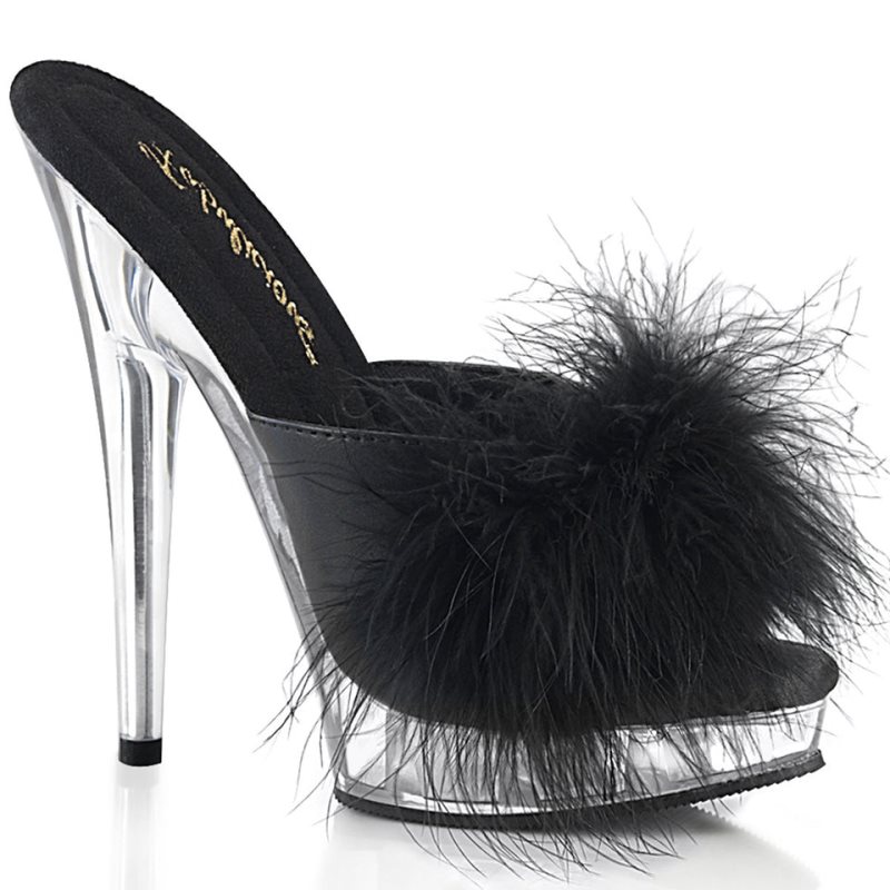 Chanclas De Plataforma Pleaser Sultry-601F Mujer Negras | ESPAÑA FTUCR