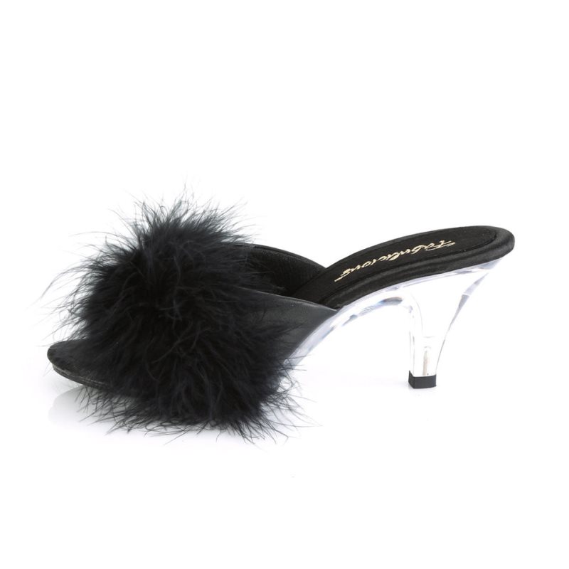 Chanclas Pleaser Belle-301F Mujer Negras | ESPAÑA PSZVC