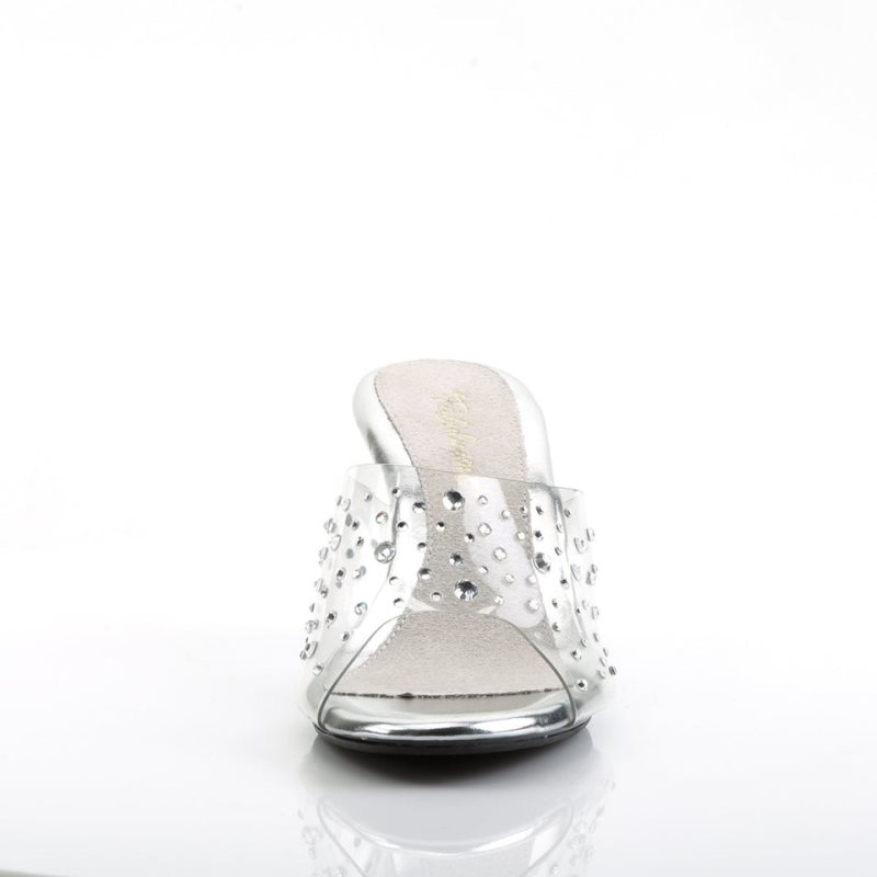 Chanclas Pleaser Belle-301RS Mujer Clear | ESPAÑA EMSBW