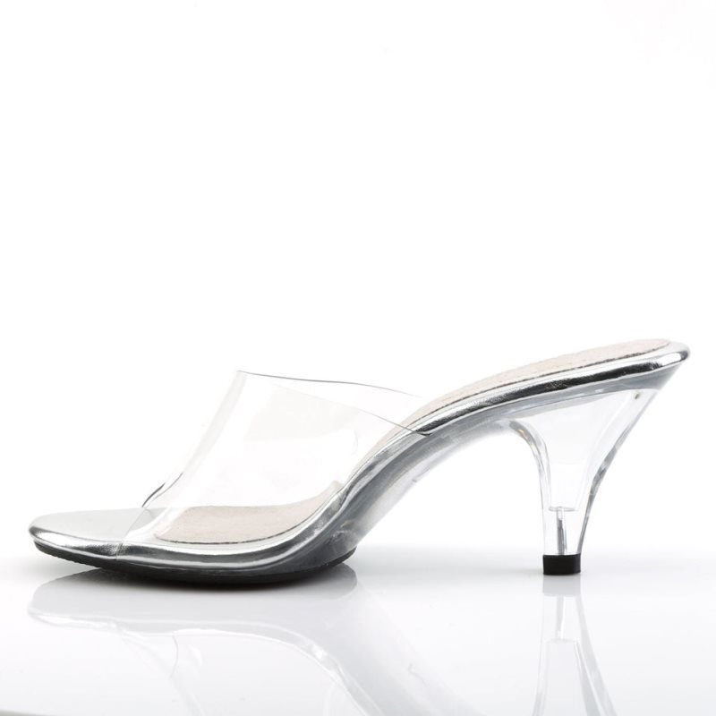 Chanclas Pleaser Belle-301 Mujer Clear | ESPAÑA GRPCL