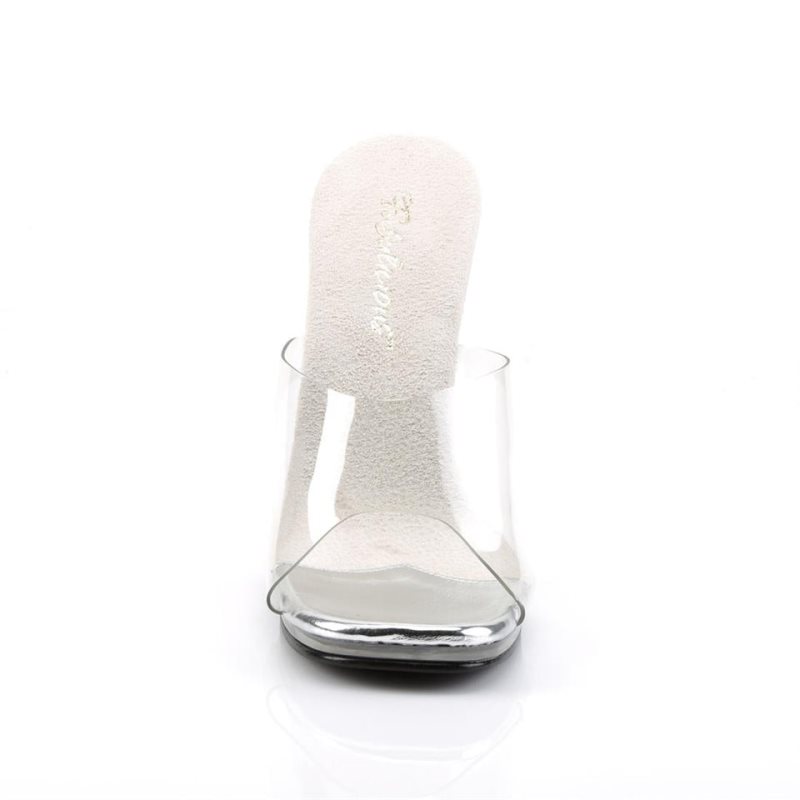 Chanclas Pleaser Chic-01 Mujer Clear | ESPAÑA HAZVK