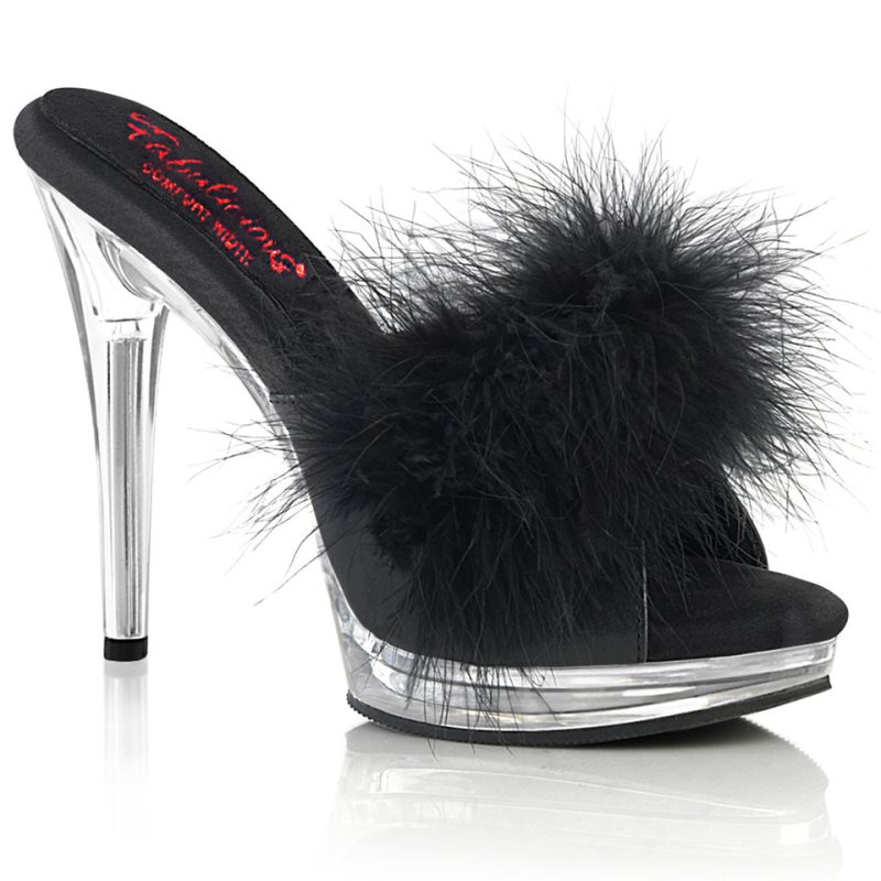 Chanclas Pleaser Glory-501F-8 Mujer Negras | ESPAÑA OBYIH